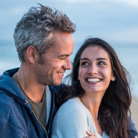 Smiling couple